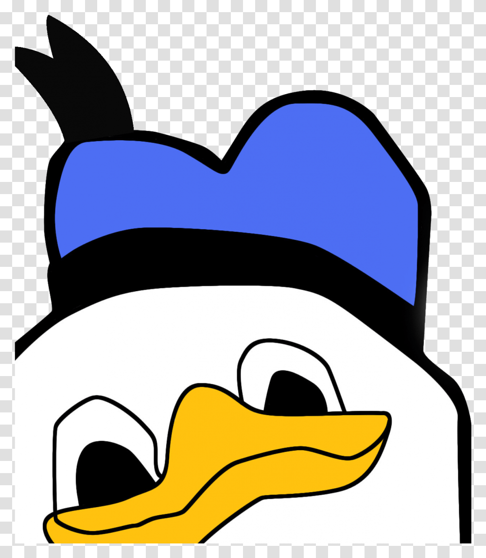 The Troll Face When He's Out Of Arrows Donald Duck Meme Face, Apparel, Hat, Cushion Transparent Png