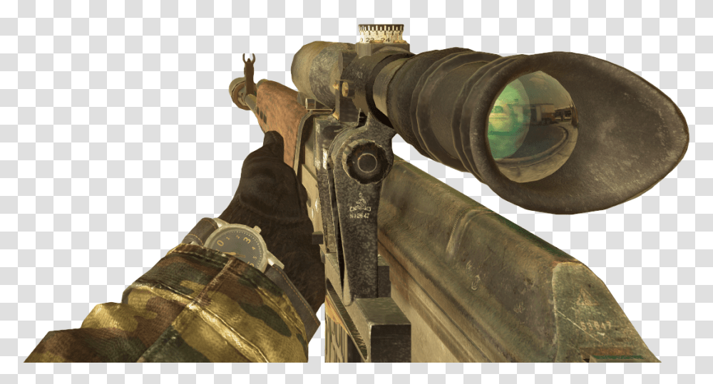 The Truth Behind Quickscoping Dragunov Suppressor Cod, Person, Human, Weapon, Weaponry Transparent Png