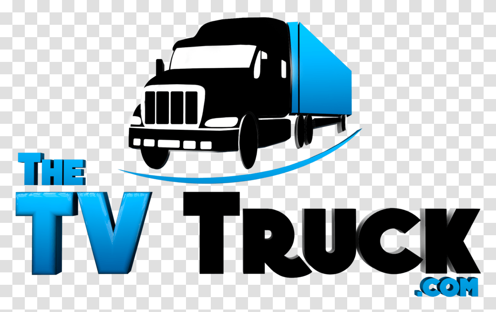The Tv Truck Static, Vehicle, Transportation, Text, Trailer Truck Transparent Png