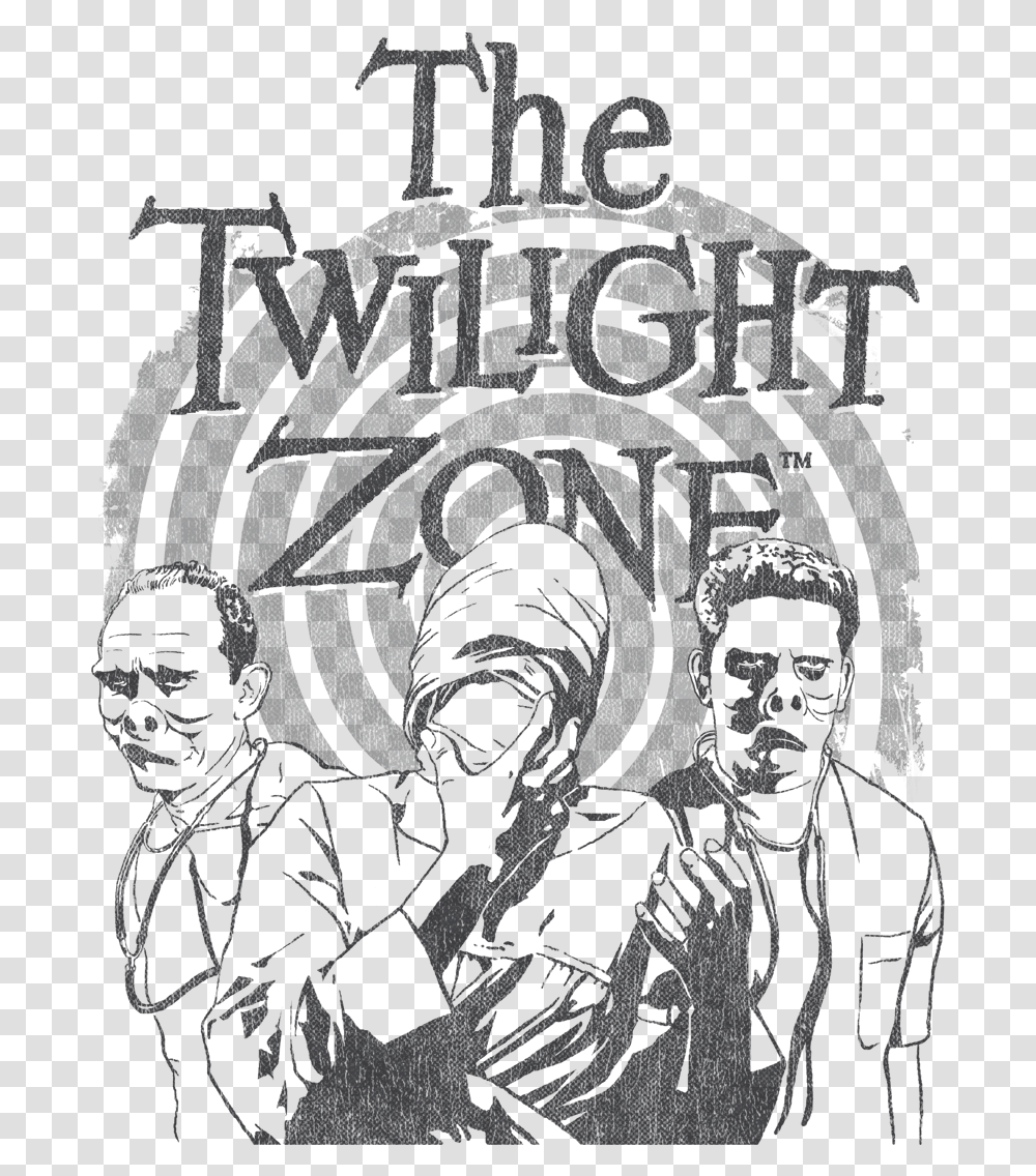 The Twilight Zone Beholder Men's Regular Fit T Shirt, Person Transparent Png