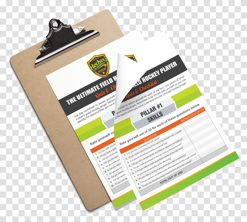 The Ultimate Hockey Player Quiz Amp Checklist Design, Advertisement, Flyer, Poster, Paper Transparent Png