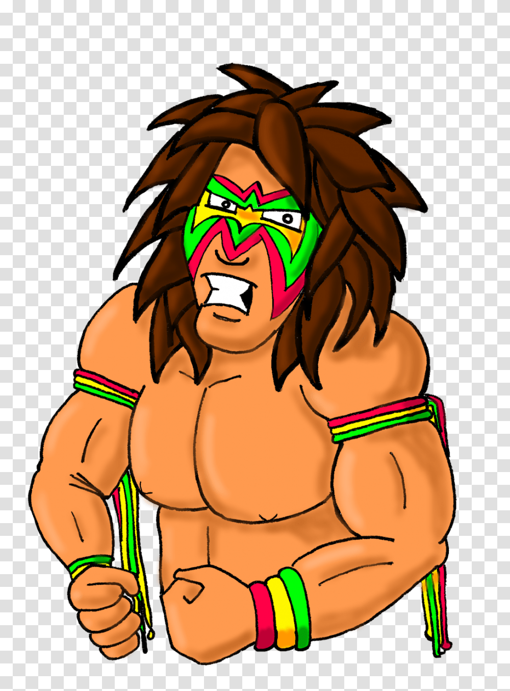 The Ultimate Warrior Clipart Photos, Person, Human, Face, Hair Transparent Png