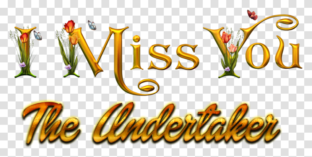 The Undertaker Missing You Name Calligraphy, Alphabet, Gambling, Game Transparent Png