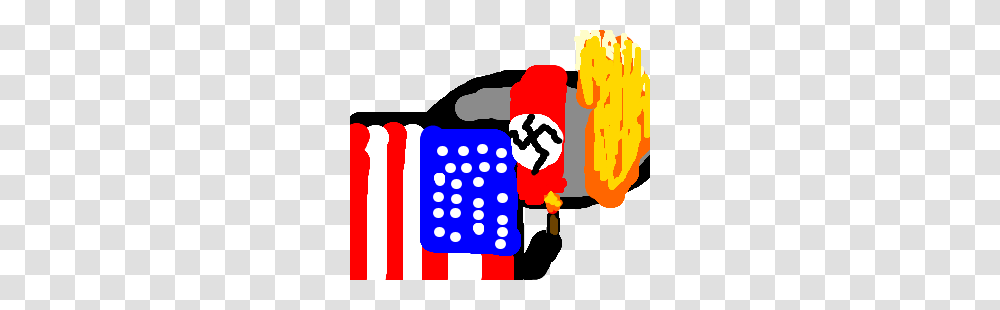 The Usa Flag Burning A Nazi Zeppelin Drawing, First Aid, Logo, Texture Transparent Png