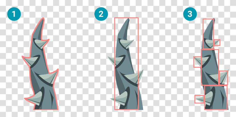 The Use Of Hitboxes For Collision Detection Origami Paper, Sea Life, Animal, Fish, Shark Transparent Png