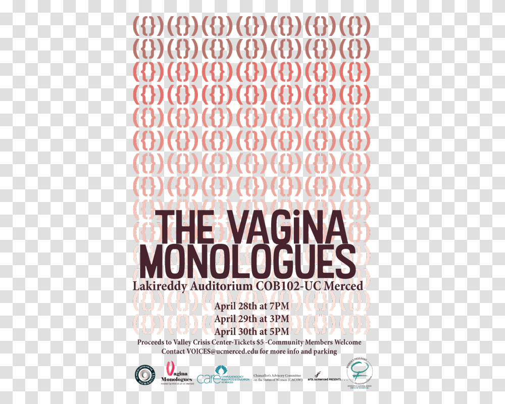 The Vagina Monologues Cob102 April 28 29 Poster, Rug, Pattern, Alphabet Transparent Png