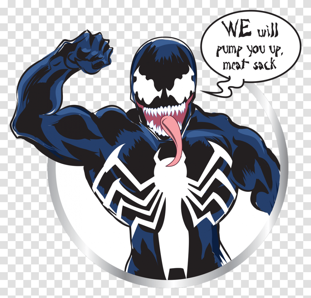 The Venom Workout Cartoon, Emblem, Logo, Trademark Transparent Png