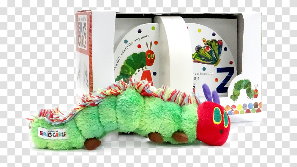 The Very Hungry Caterpillar Gift Set Hungry Caterpillar Book Ends, Plush, Toy Transparent Png