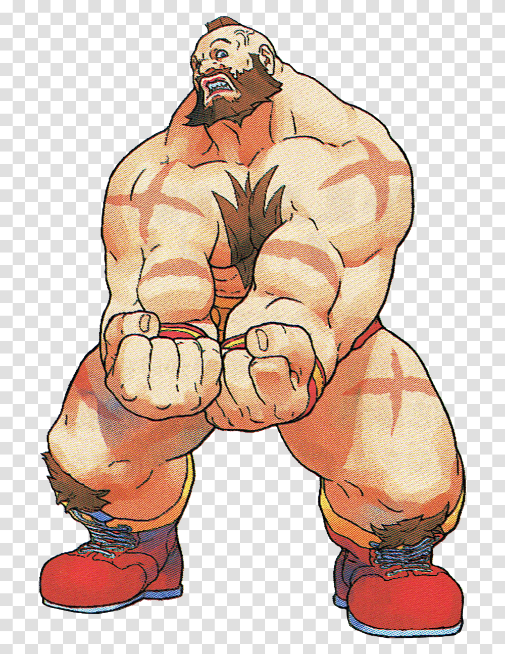 The Video Game Art Archive Street Fighter Alpha Zangief, Hand, Fist, Person, Human Transparent Png