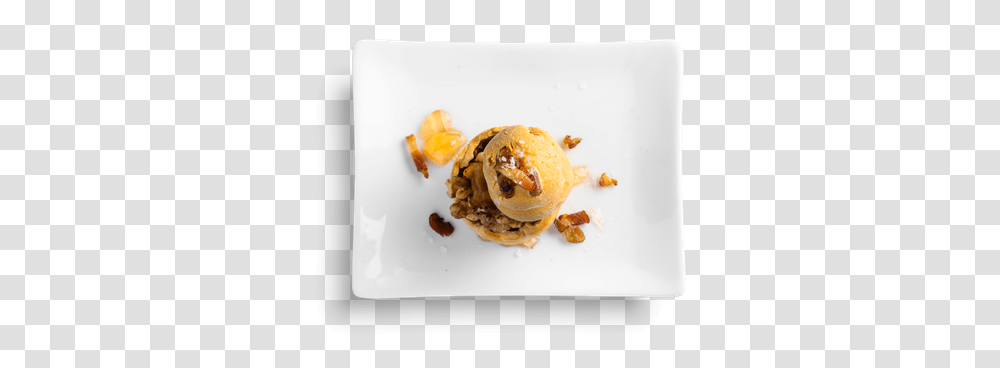 The Village House Apple Walnut Butter Tart Dessert, Cream, Food, Sweets, Ice Cream Transparent Png