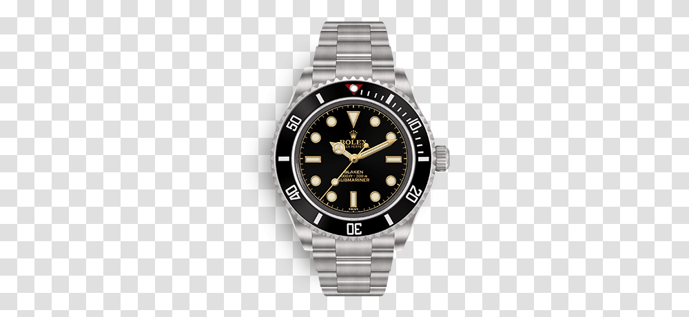 The Vintage Blaken Submariner Rolex Watches Men Gold Black, Wristwatch, Text, Number, Symbol Transparent Png