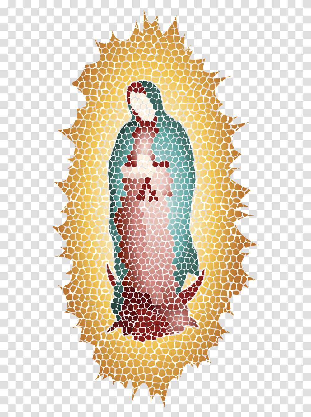 The Virgin Mary Musical Jp Linguistics, Art, Mosaic, Tile, Bird Transparent Png