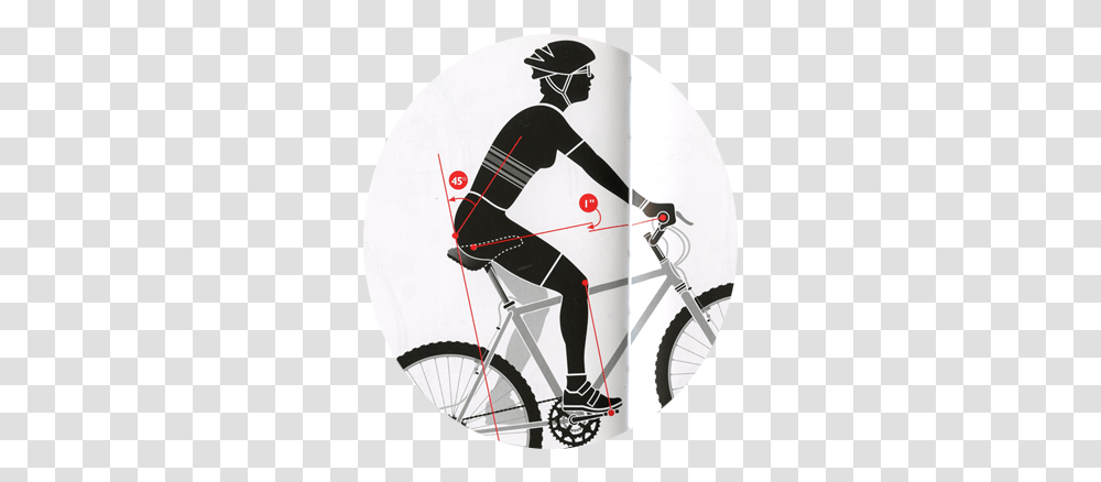 The Visual Language Of Dashed Lines Bicycle, Person, Human, Vehicle, Transportation Transparent Png