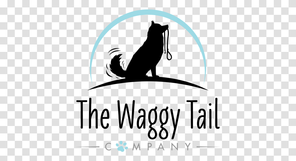The Waggy Tail Company Logo Design Minimal Modern Feminine Cat Yawns, Alphabet Transparent Png