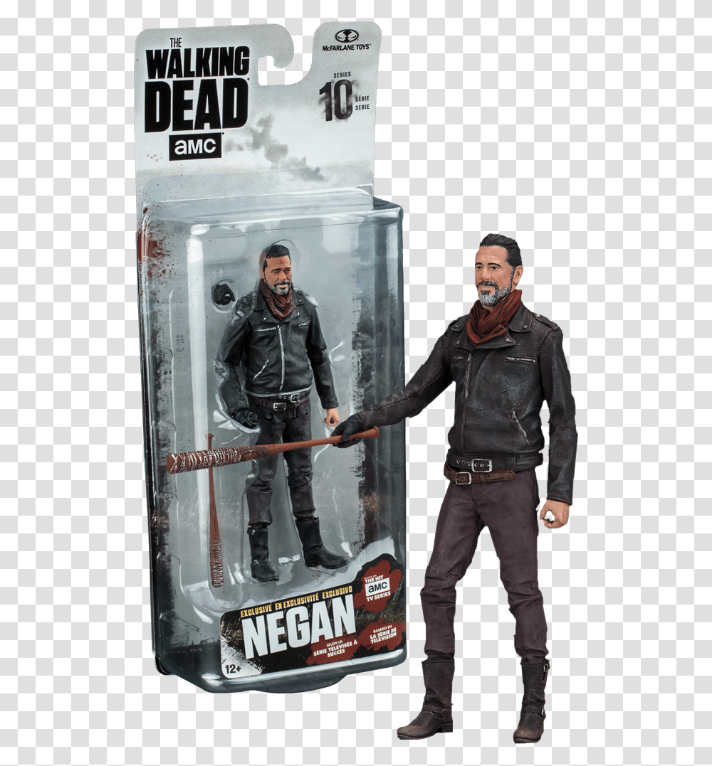 The Walking Dead Negan 5 Inch Figure, Person, Jacket, Coat Transparent Png