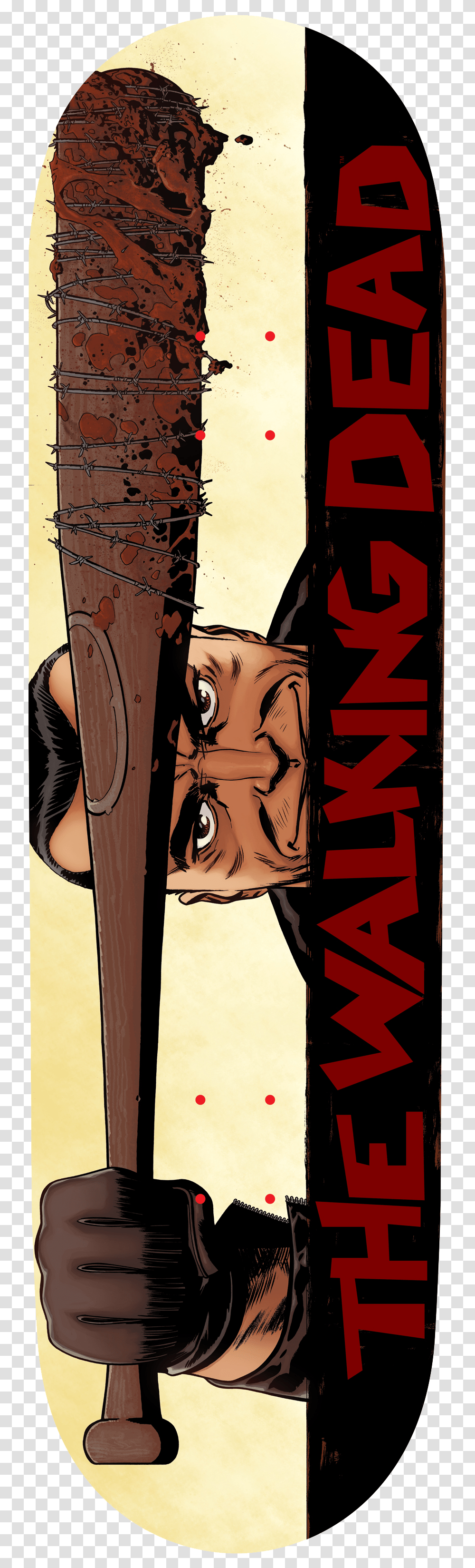 The Walking Dead Negan, Comics, Book, Manga, Skateboard Transparent Png