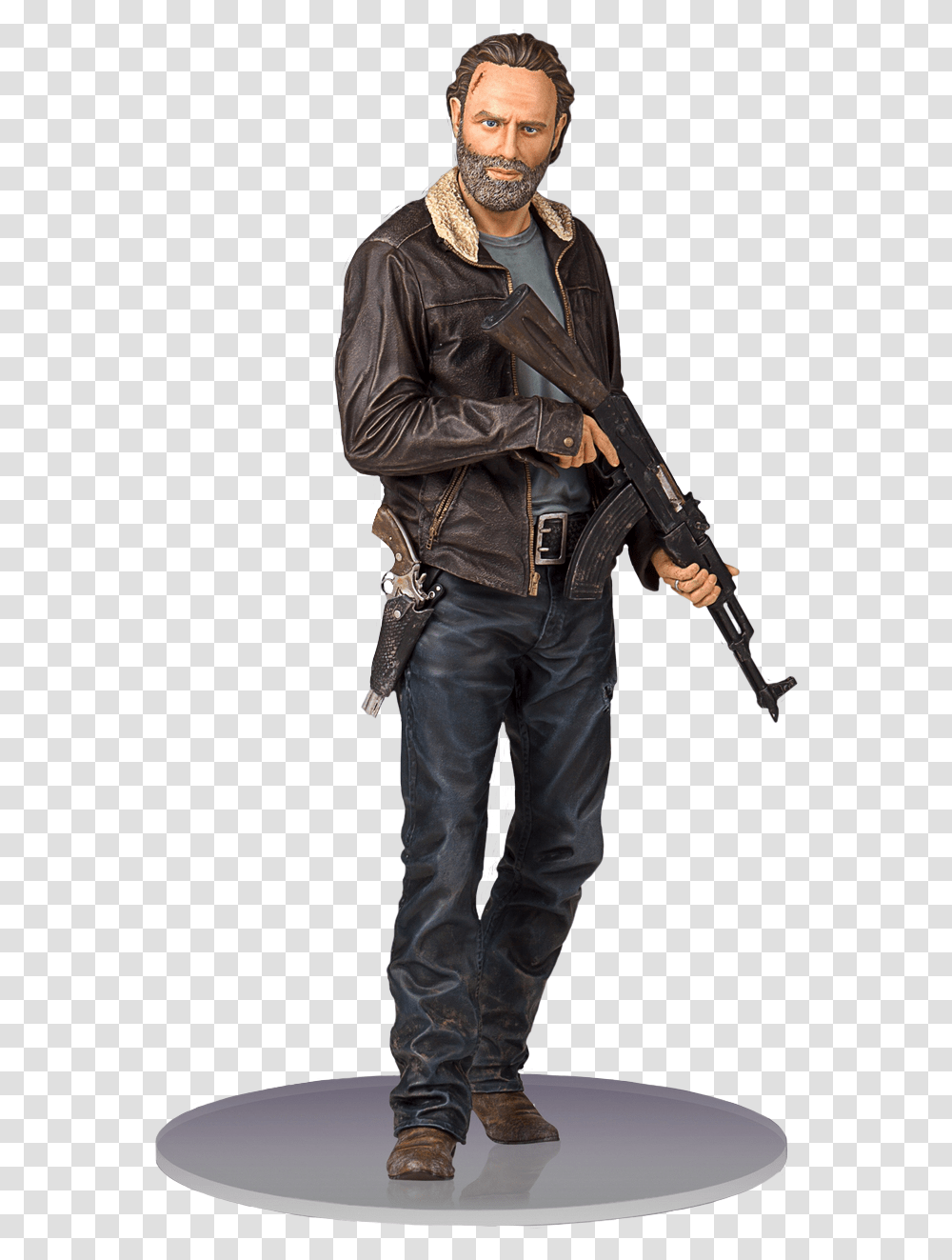 The Walking Dead Rick Grimes Season 5 Figure, Apparel, Gun, Weapon Transparent Png