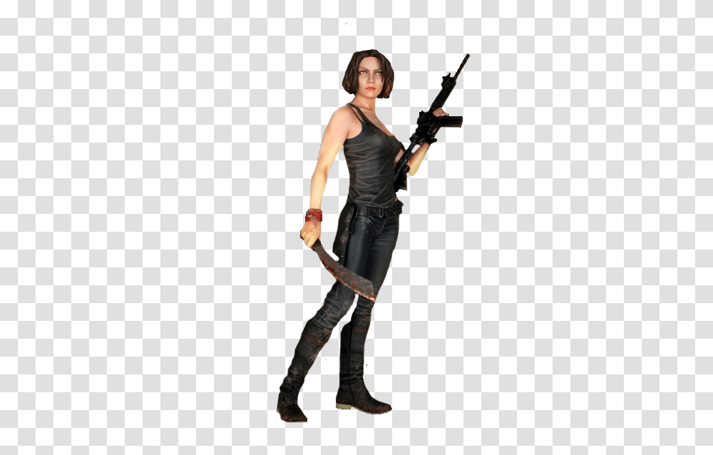 The Walking Dead Scale Maggie Statue Popcultcha Gentle Giant, Person, Weapon, Female Transparent Png
