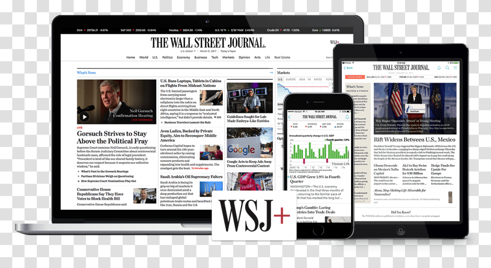 The Wall Street Journal Logo Wall Street Journal, Person, Human, Mobile Phone, Electronics Transparent Png