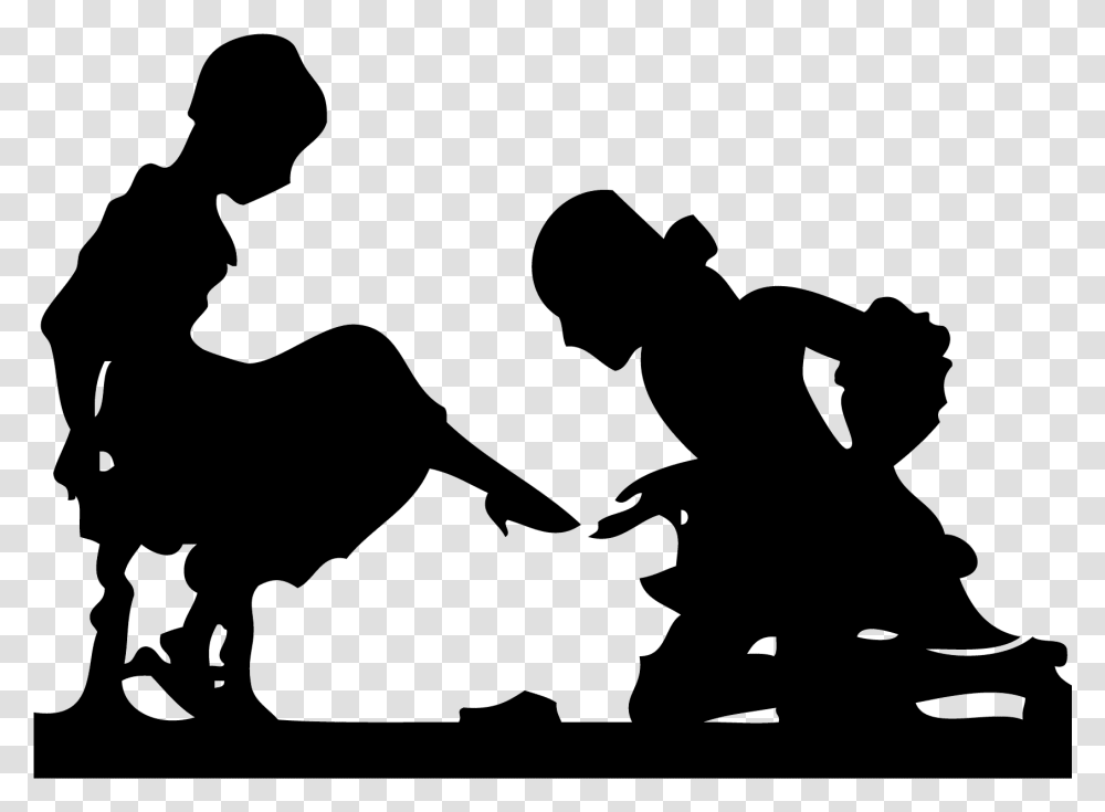The Walt Disney Company Burbank Winnie The Pooh Quotation Lotte Reiniger Cinderella, Person, Silhouette, People, Crowd Transparent Png