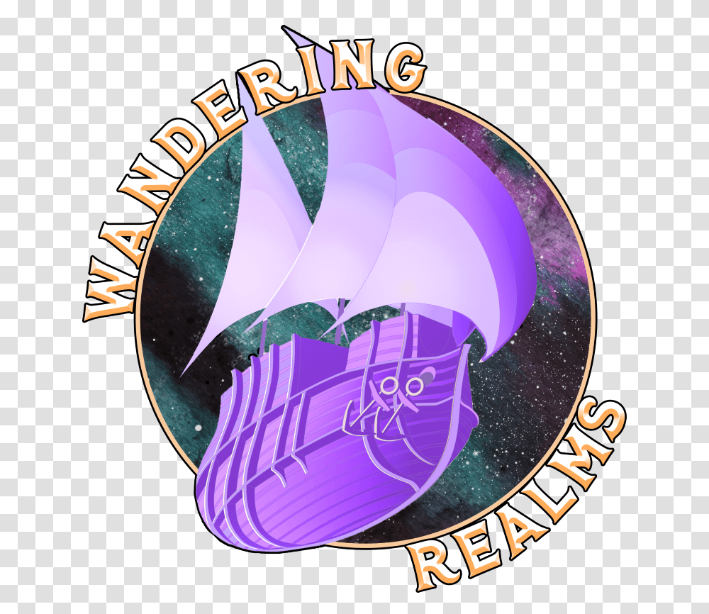 The Wandering Realms - Adventurer Leagues Discord Server Event, Purple, Logo, Symbol, Trademark Transparent Png