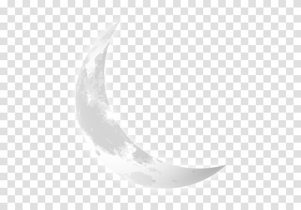 The Waning Crescent Moon Is The Very Last Moon Phase Glowing Crescent Moon, Outdoors, Nature, Outer Space, Night Transparent Png
