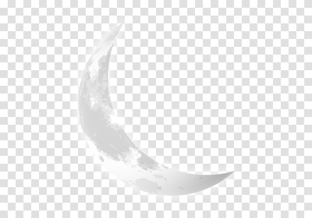 The Waning Crescent Moon Is The Very Last Moon Phase Glowing Crescent Moon, Outdoors, Outer Space, Night, Astronomy Transparent Png
