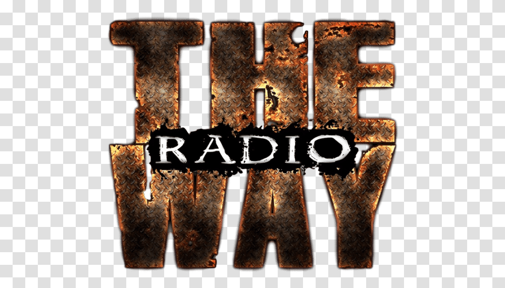 The Way Radio Logo Clipped Rev Graphic Design, Rust, Alphabet, Painting Transparent Png