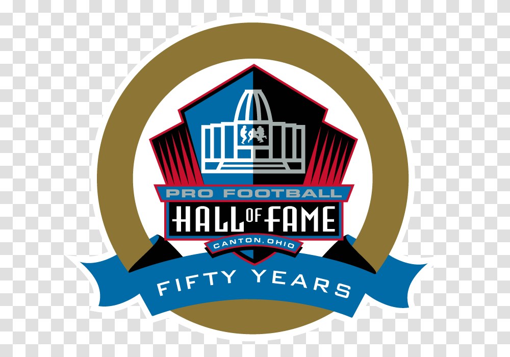 The Wearing Of Green And Gold Deck Hall Nfl Hall Of Fame Logo, Label, Text, Symbol, Advertisement Transparent Png