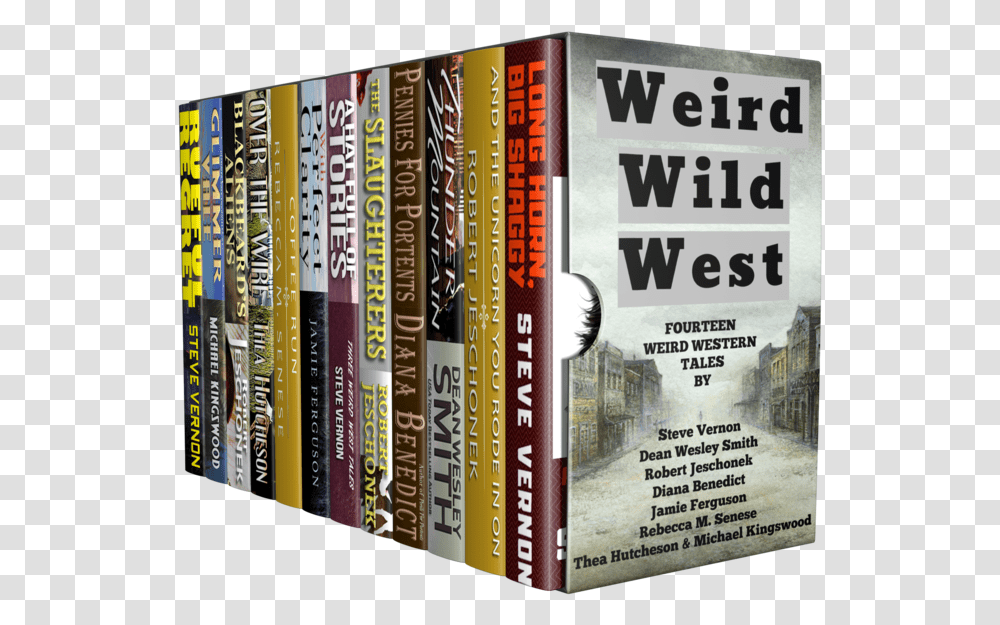 The Weird Wild West Bundle Book Cover, Furniture, Bookcase, Novel, Library Transparent Png