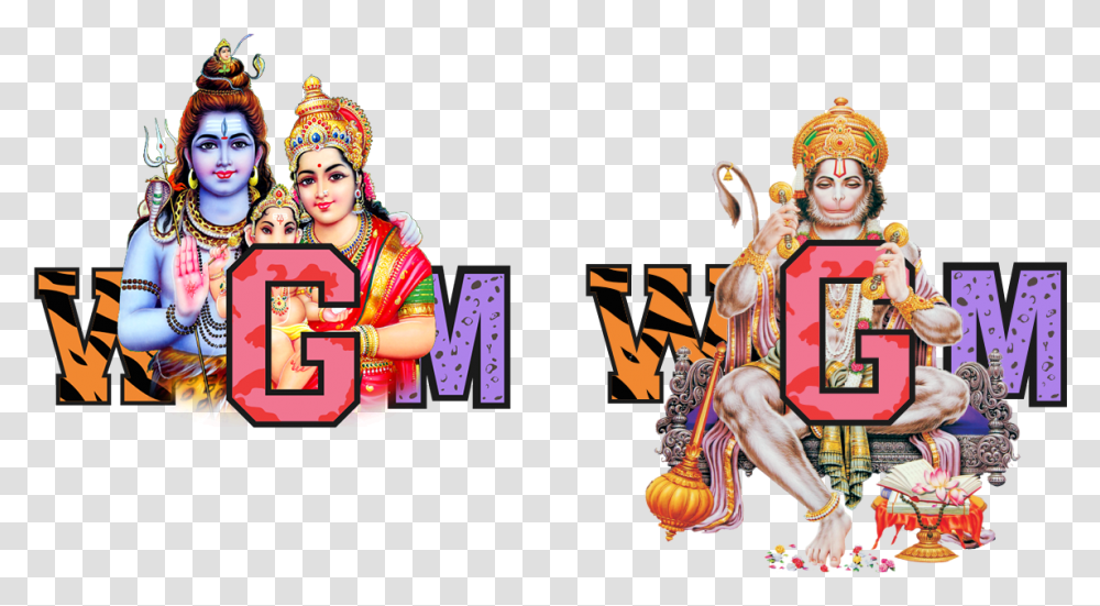The Wgm With Various Hindu Gods And Goddesses Hanuman Jayanti For Hospital, Person, Performer, Leisure Activities, Circus Transparent Png