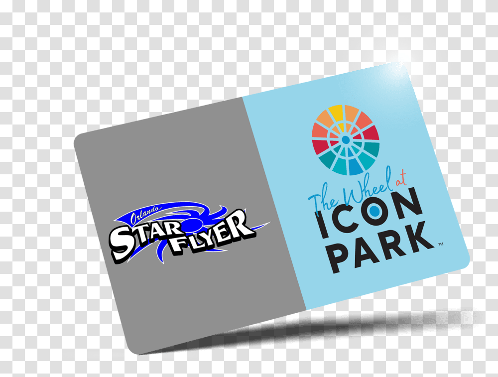 The Wheel And Starflyer Orlando Combo Ticket Graphic Design, Paper, Business Card, Advertisement Transparent Png