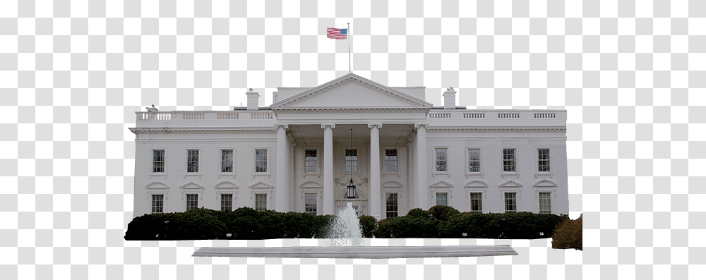 The White House Background White House, Water, Building, Architecture, Flag Transparent Png