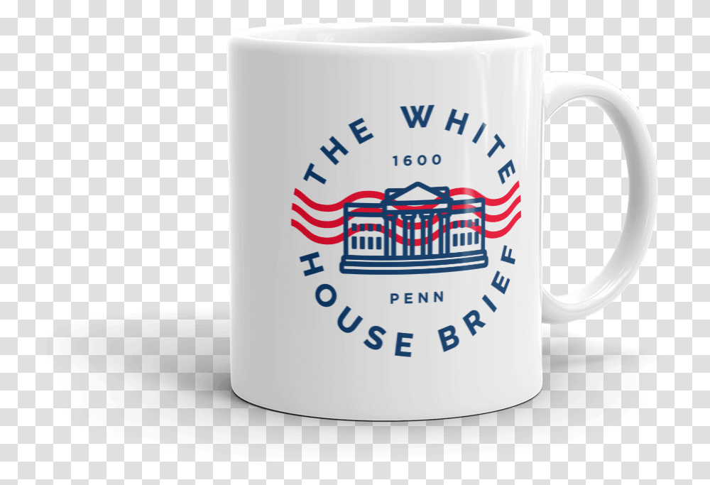 The White House Brief Logo Mug Coffee Cup, Espresso, Beverage, Drink, Soil Transparent Png