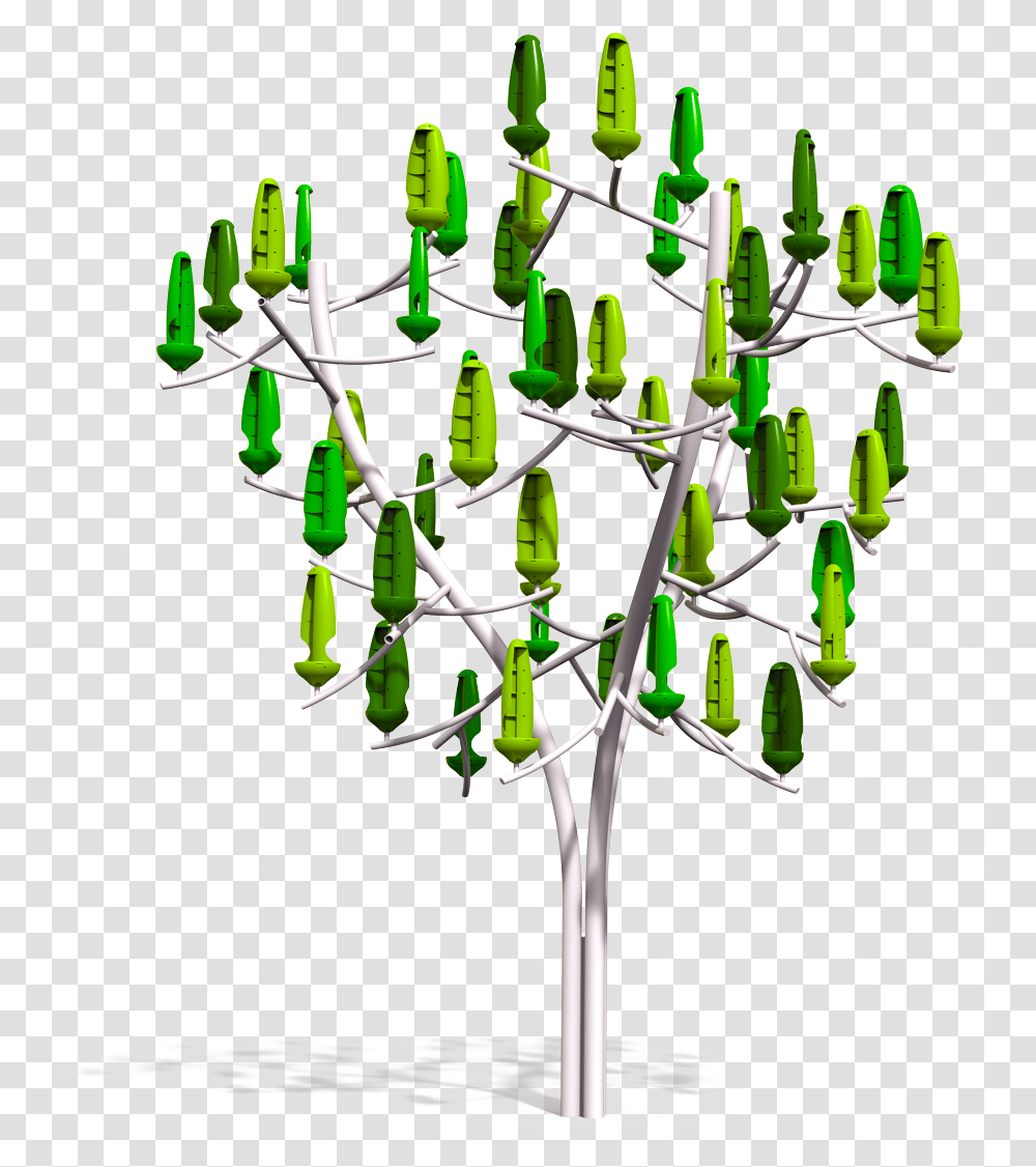 The Wind Tree Tree Shaped Wind Turbine, Plant, Vegetation, Green, Grass Transparent Png