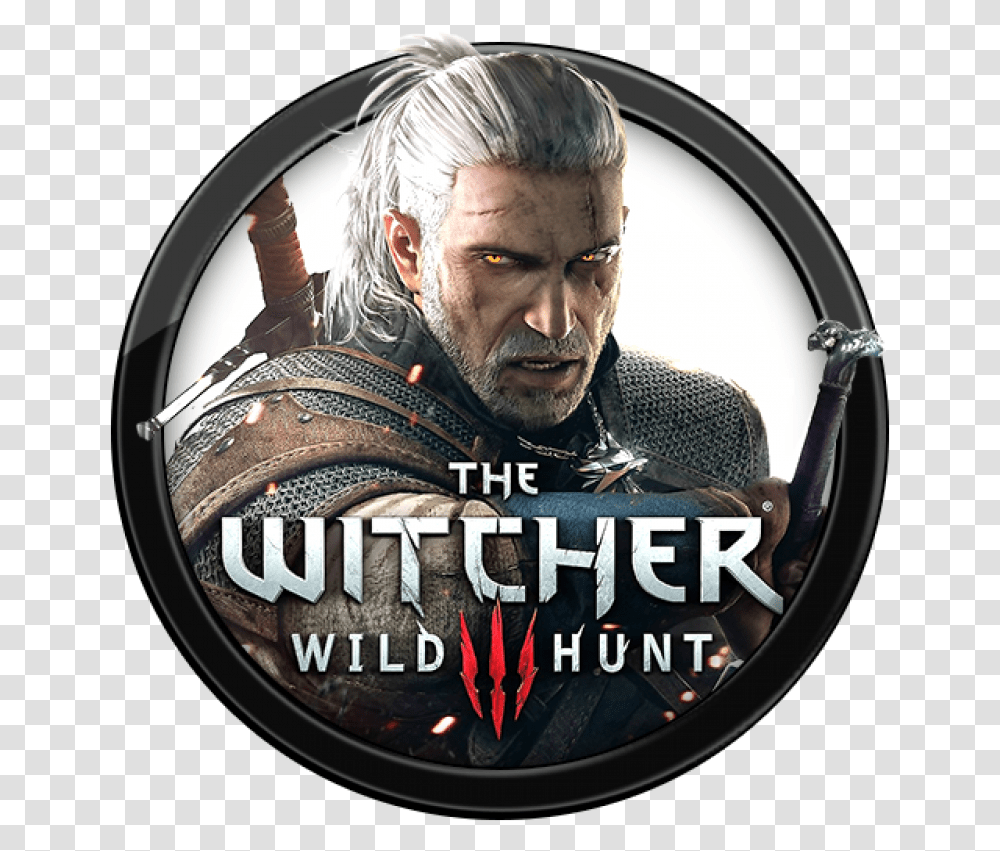 The Witcher 3 Logo Image Witcher 3 Wild Hunt Xbox One Cover, Disk, Person, Human, Dvd Transparent Png