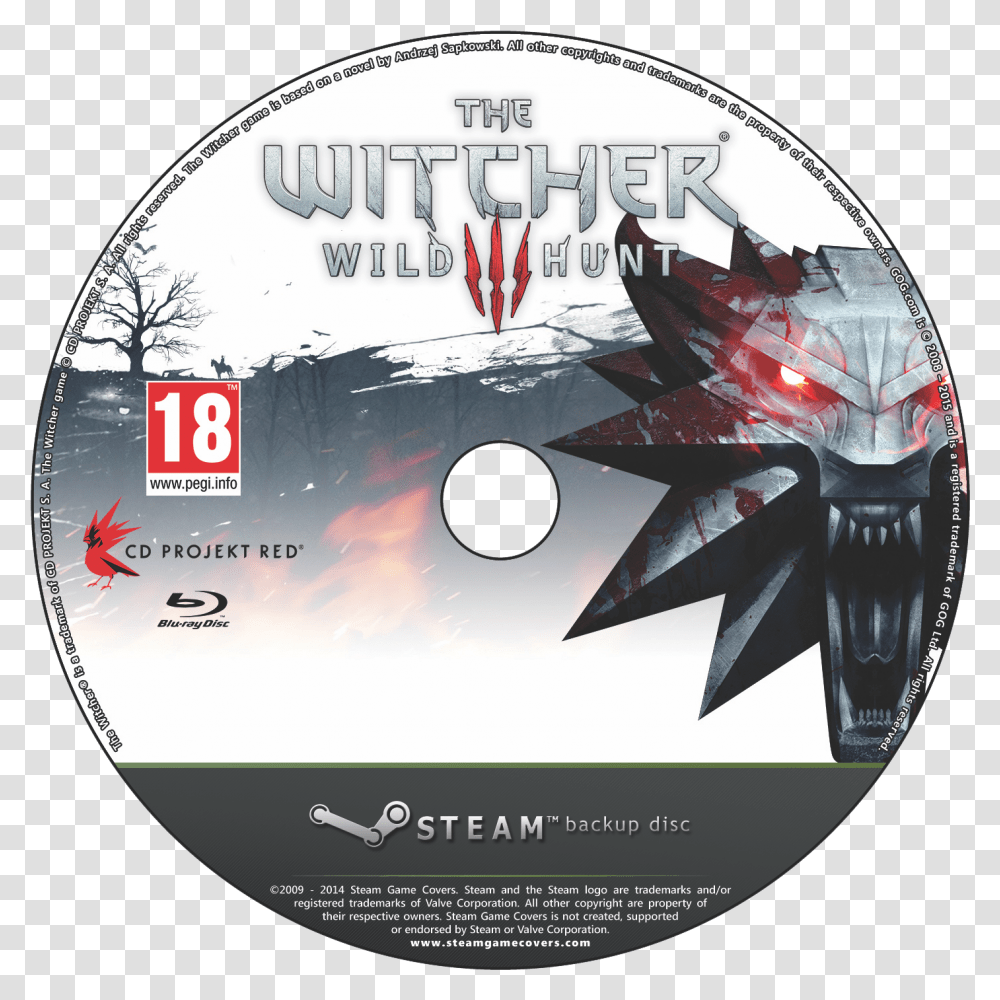 The Witcher 3 Wild Hunt Details Launchbox Games Database Witcher 3 Wolf Logo, Disk, Dvd Transparent Png