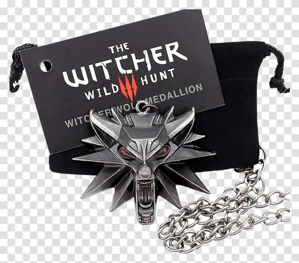 The Witcher 3 Wolf Medallion Necklace Witcher Necklace, Armor, Chain Mail, Id Cards Transparent Png