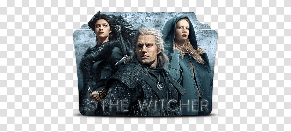 The Witcher Folder Icon Witcher Rience, Person, Head, Clothing, Face Transparent Png