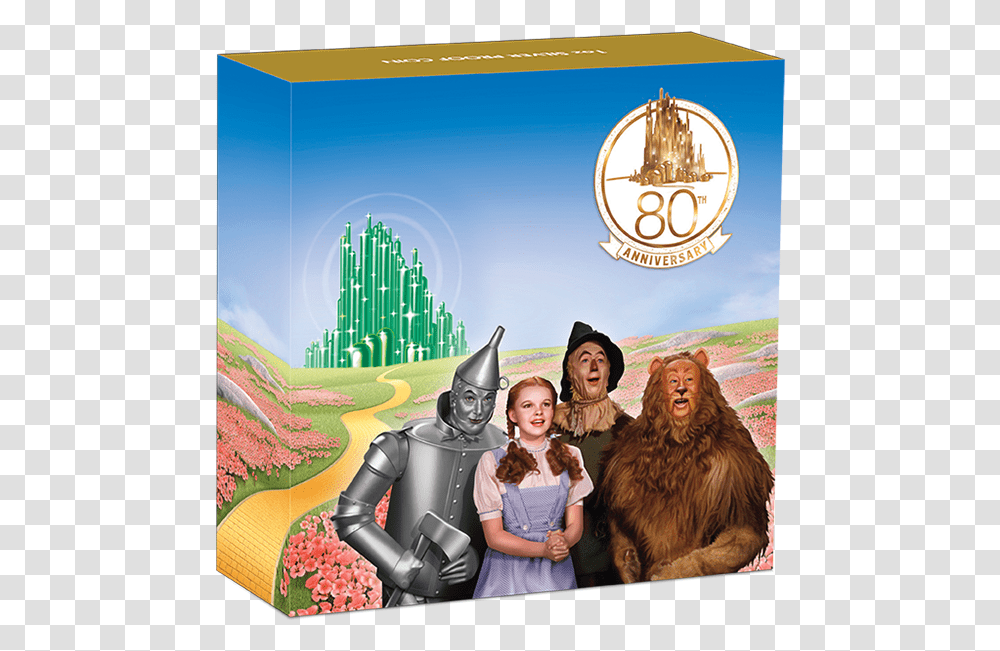 The Wizard Of Oz 80th Anniversary 1oz Silver Proof, Person, Advertisement, Poster, Flyer Transparent Png