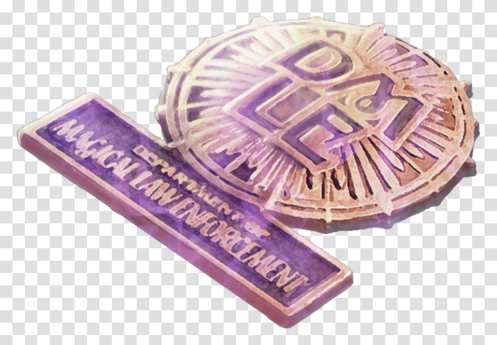 The Wizards Unite Foundable Dmle Badge Dmle Badge Harry Potter, Incense, Gold, Sash Transparent Png