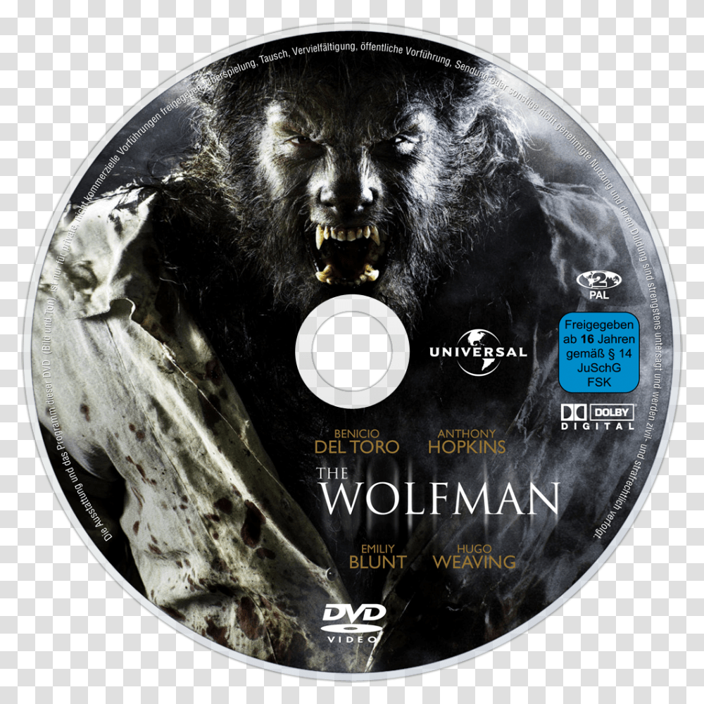 The Wolfman Dvd Disc Image, Disk, Helmet, Apparel Transparent Png