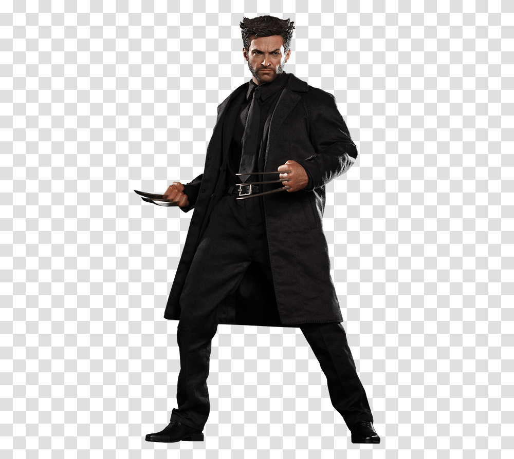 The Wolverine 224 Brinquedo Do Wolverine, Apparel, Overcoat, Person Transparent Png