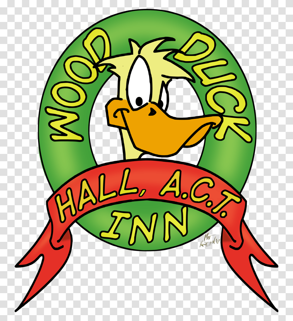 The Wood Duck Inn Logo, Label, Alphabet Transparent Png