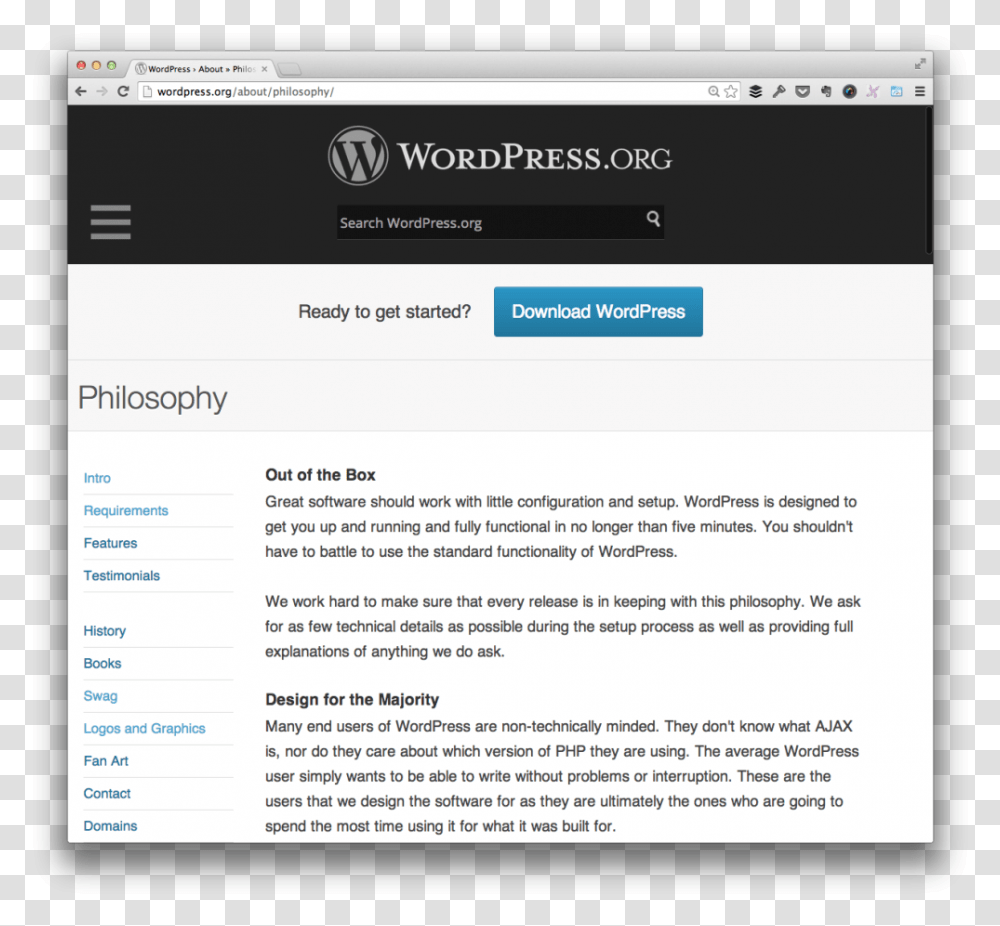 The Wordpress Philosophy Wordpress, File, Webpage, Menu Transparent Png
