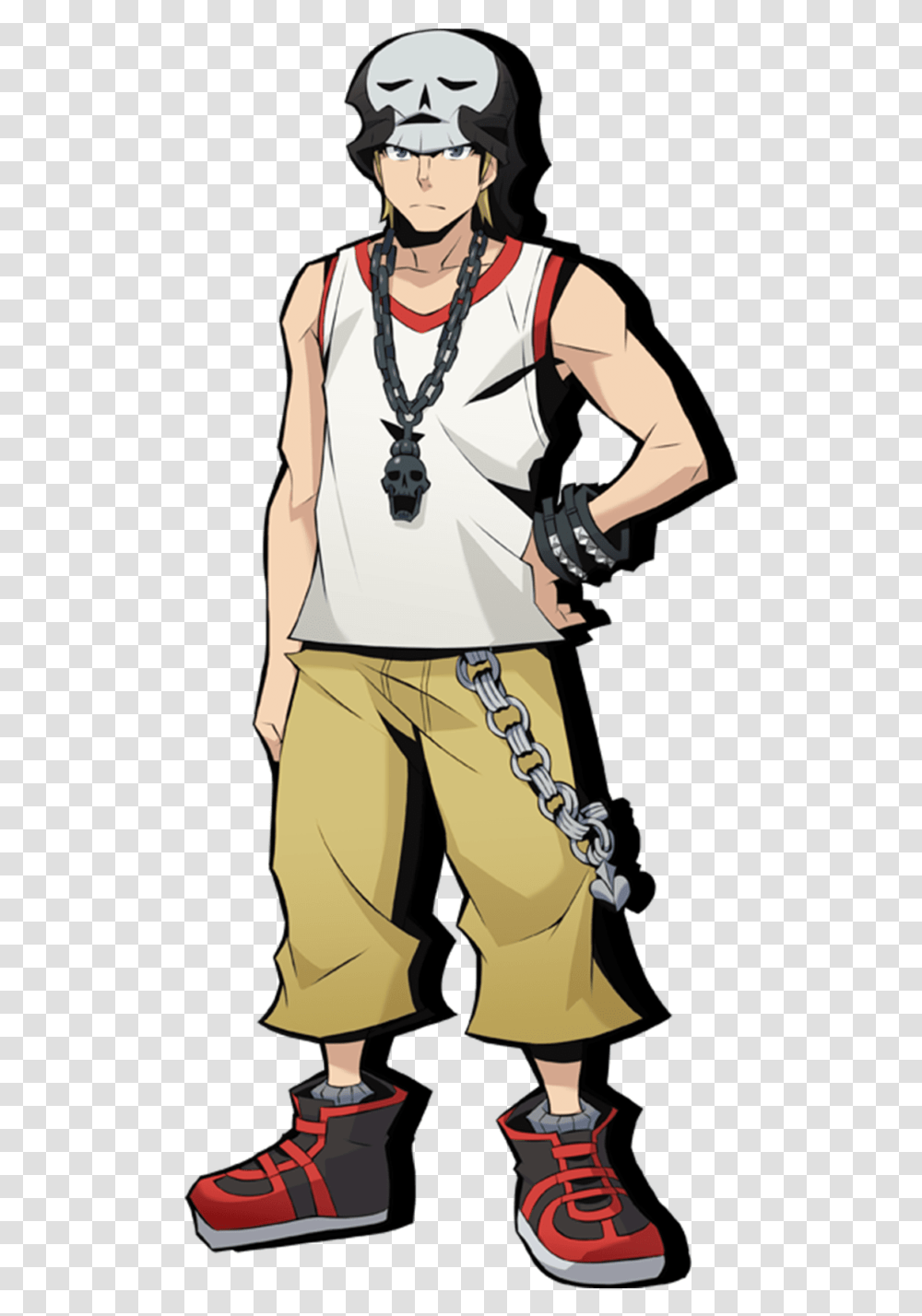 The World Ends With You Animation World Ends With You Anime, Clothing, Person, Helmet, Shoe Transparent Png