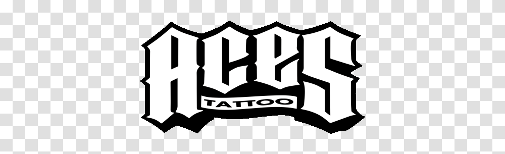 The World Famous Aces Tattoo Reno, Label, Stencil Transparent Png