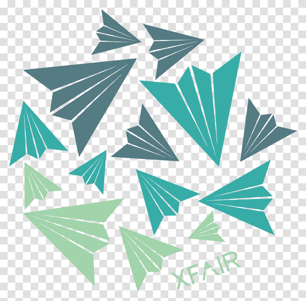 The Xfair Paper Airplane Has Been An Essential Part Triangle, Origami Transparent Png