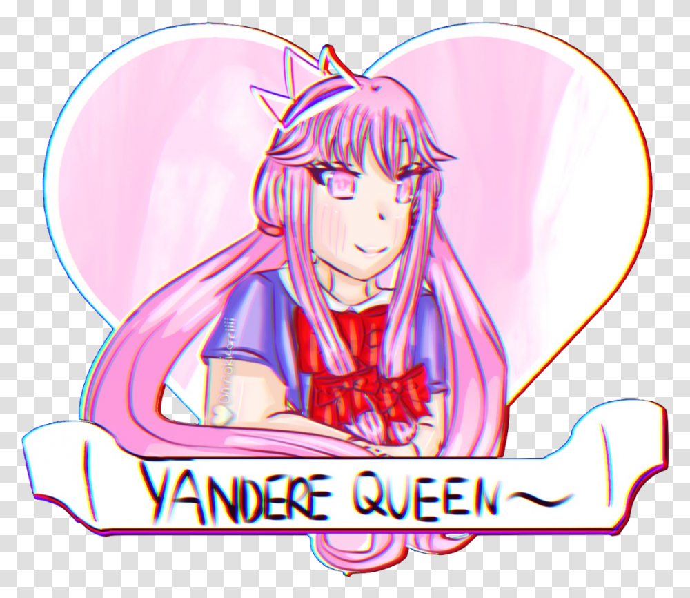 The Yandere Queen Cartoon, Person, Manga, Comics, Book Transparent Png