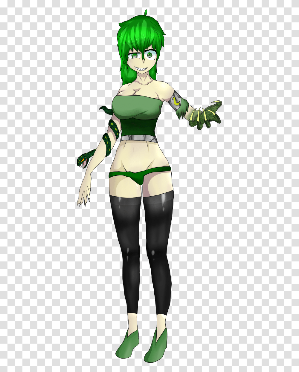 The Yig Waifu But Different Cartoon, Apparel, Lingerie, Underwear Transparent Png